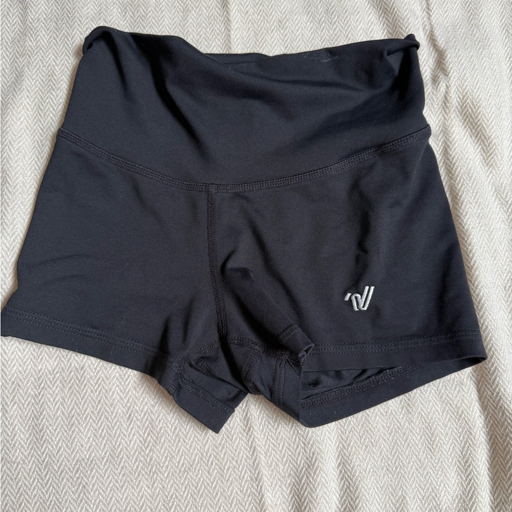 Varsity Black Athletic Shorts